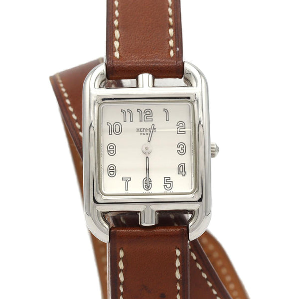 Hermes Cape Cod Double Tour Stainless Steel Quartz