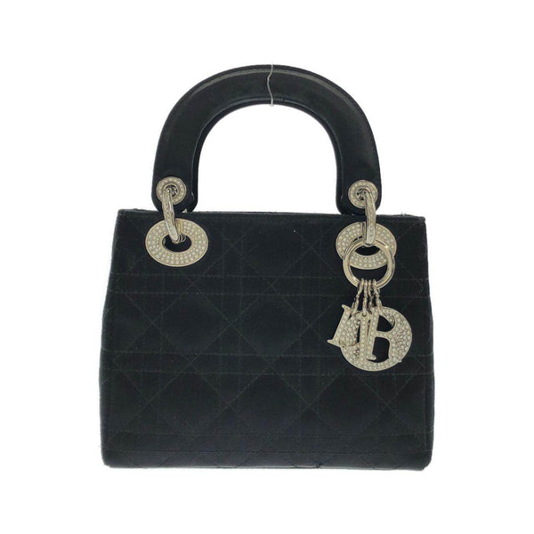Christian Dior Lady Dior Satin Handbag