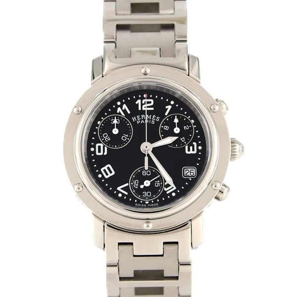 Hermes Clipper Chronograph Stainless Steel Chronograph