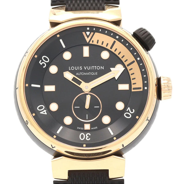 Louis Vuitton Tambour Automatic Street Diver Stainless Steel Au750 Automatic