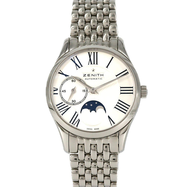 Zenith Captain Ultra Thin Moonphase Stainless Steel Automatic