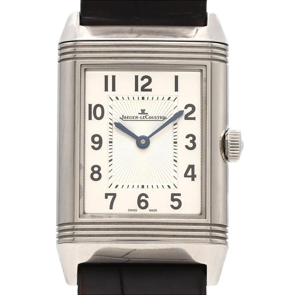 Jaeger LeCoultre Reverso Classic Medium Duetto Stainless Steel Watch