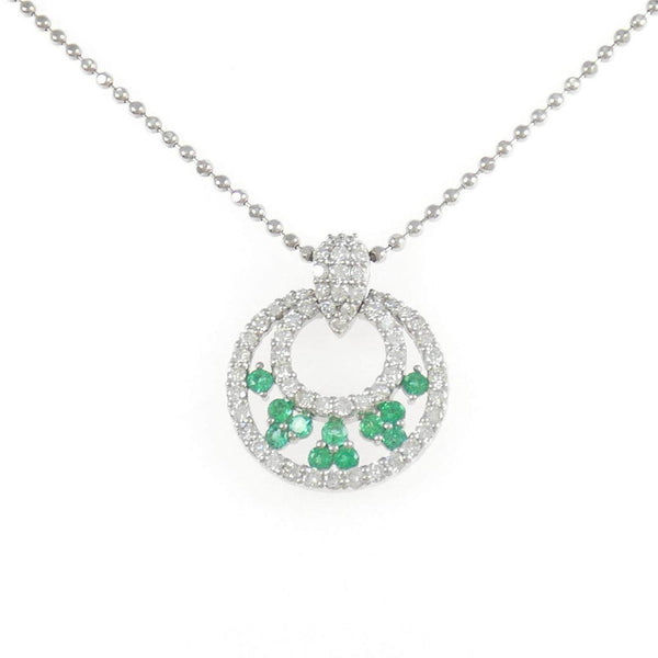 PT900PT850 Emerald Necklace 053CT