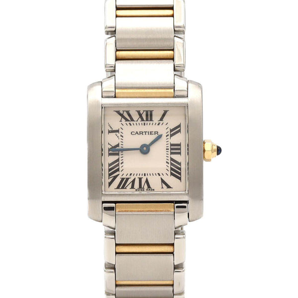 Cartier Tank Francaise Stainless Steel Yellow Gold Quartz