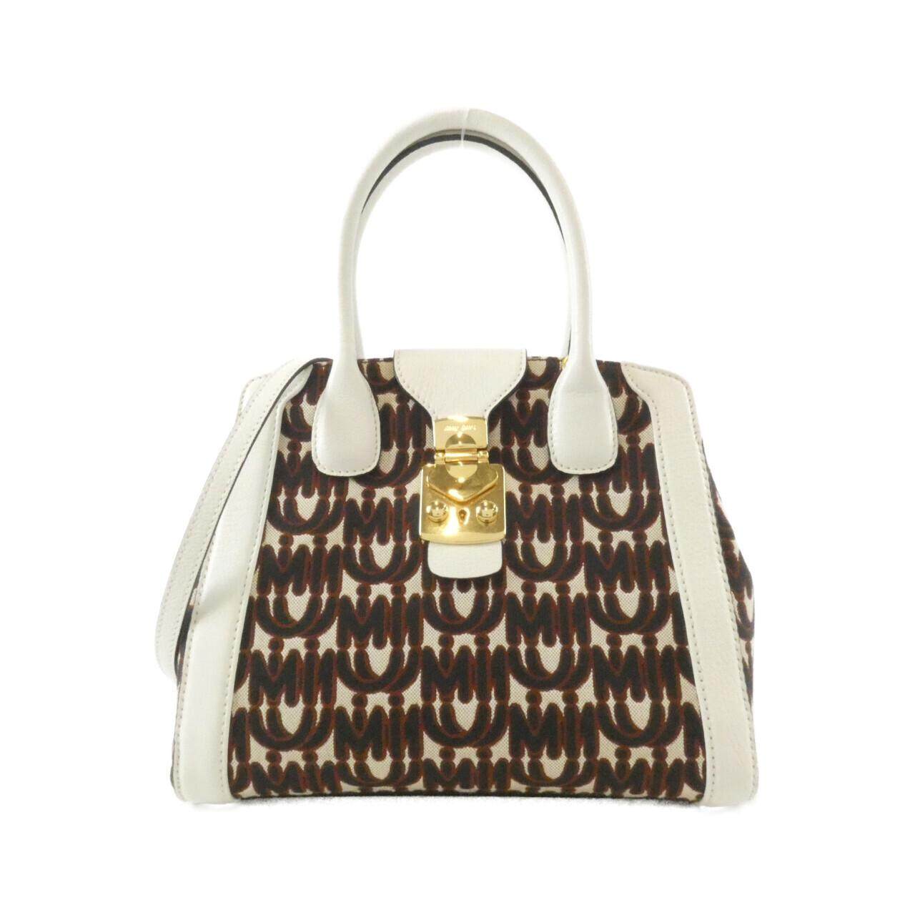 Miu Miu Jacquard Madras Bag