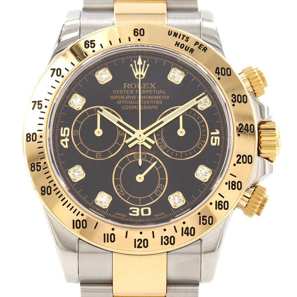 Rolex Daytona Stainless Steel Yellow Gold Chronograph