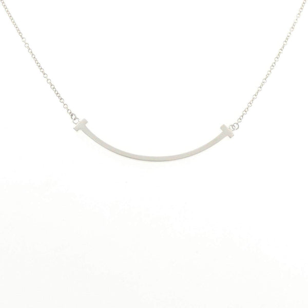 Tiffany & Co. T Smile Small 925 Silver Necklace