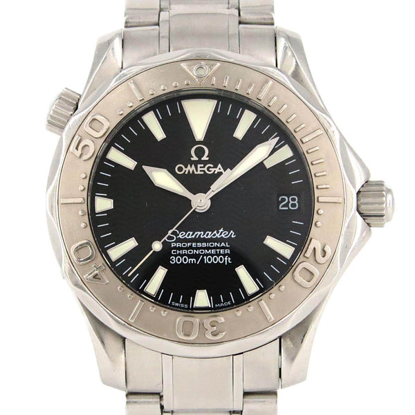 Omega Seamaster Pro Stainless Steel White Gold Automatic