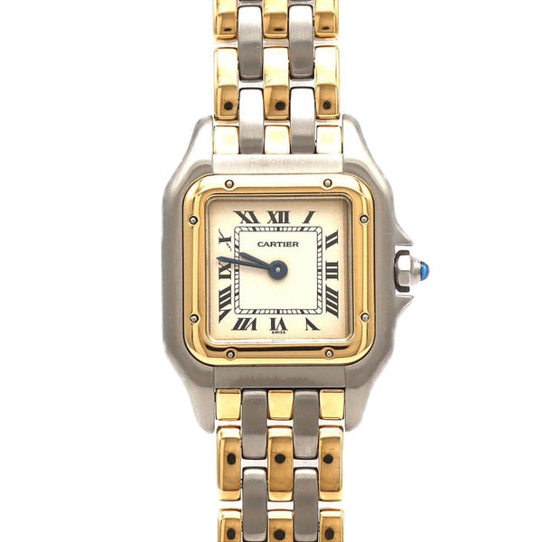 Cartier Panthere Stainless Steel Yellow Gold Quartz