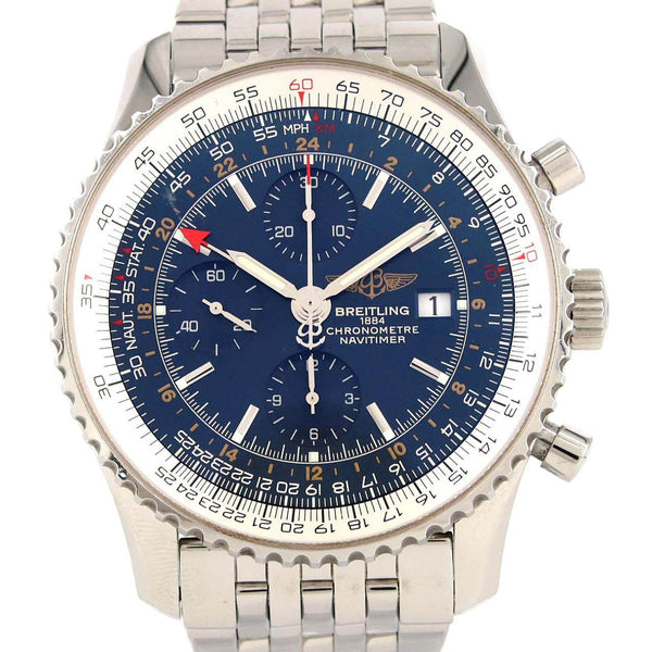 Breitling Navitimer World Stainless Steel Automatic Watch