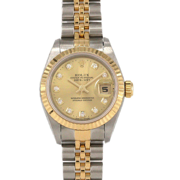 Rolex Datejust Stainless Steel Yellow Gold Automatic