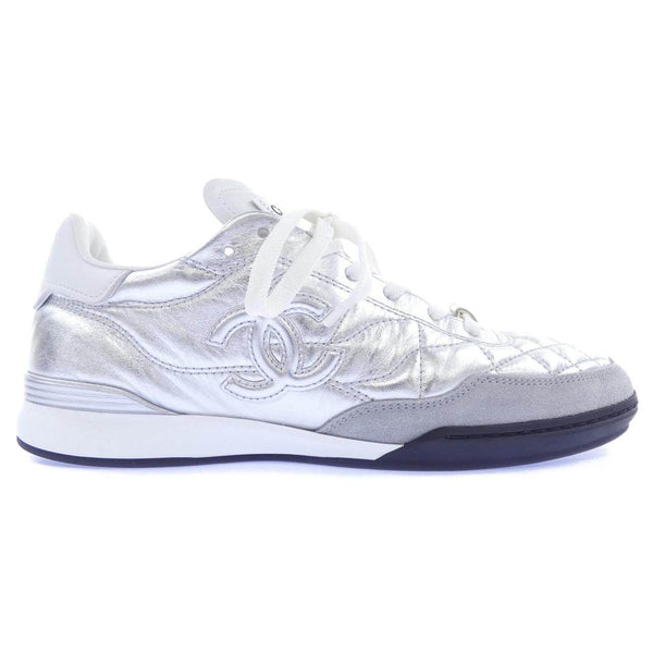 Chanel Calfskin Suede Sneakers