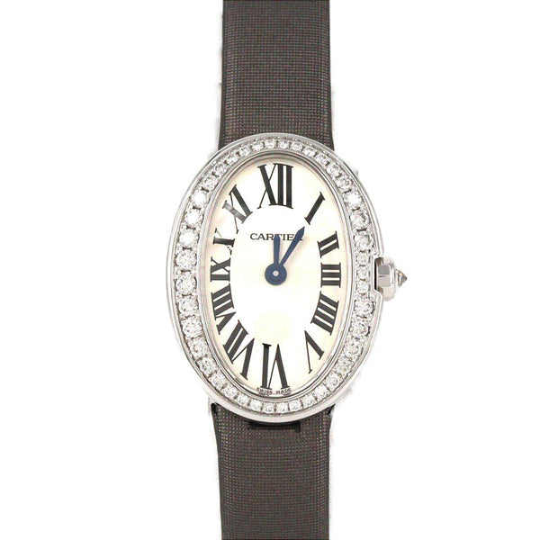 Cartier Mini Baignoire White Gold Quartz