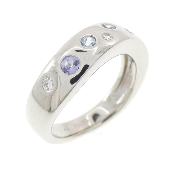 4℃ Platinum950 Color Stone Ring