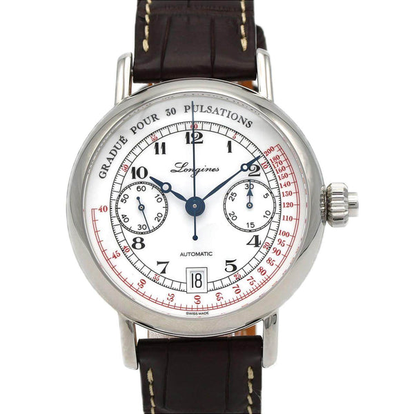 Longines Pulsometer Chronograph Stainless Steel Automatic Chronograph