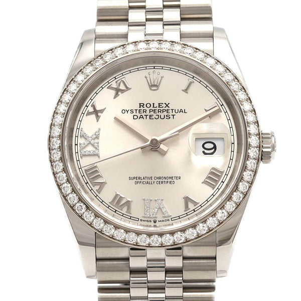 Rolex Datejust Stainless Steel White Gold Automatic