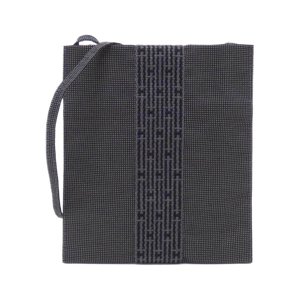 Hermes Herline Canvas Shoulder Bag