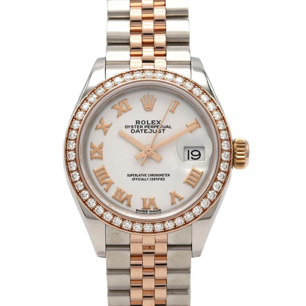 Rolex Datejust Stainless Steel Pink Gold