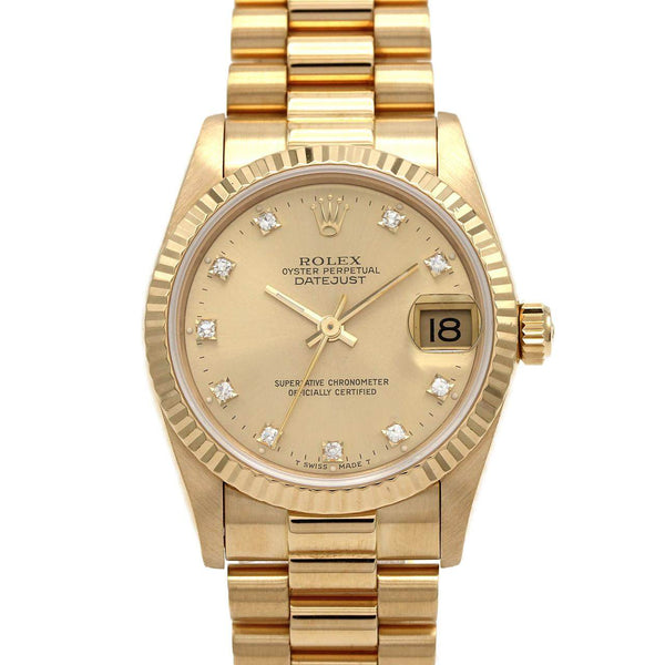 Rolex Datejust Yellow Gold Watch