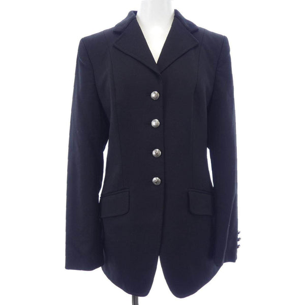 Hermes Cuir De Selle Wool Blend Jacket