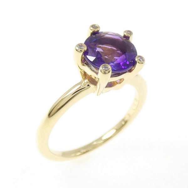 Ponte Vecchio Au750 Amethyst Diamond Ring
