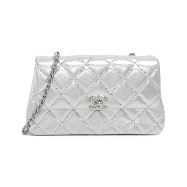 Chanel Chain Clutch Metallic Calfskin Clutch Bag