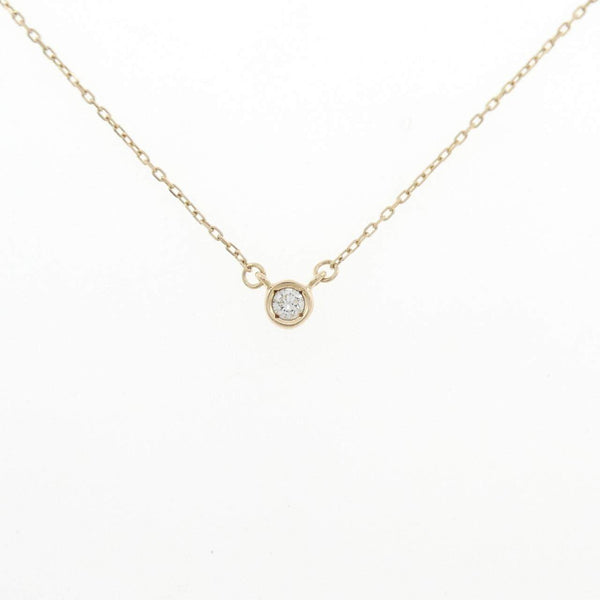K10 Yellow Gold Diamond Necklace