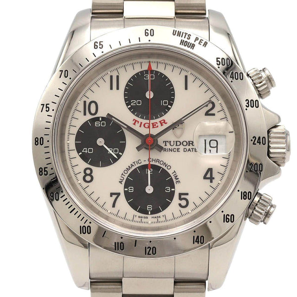 Tudor Chrono Time Tiger Stainless Steel Chronograph
