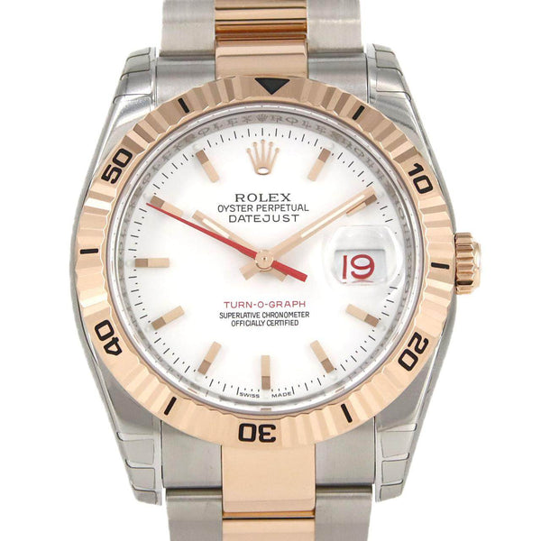 Rolex Turn-O-Graph Stainless Steel Pink Gold