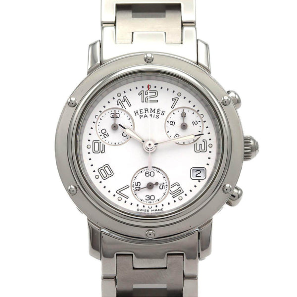Hermes Clipper Chronograph Stainless Steel Chronograph