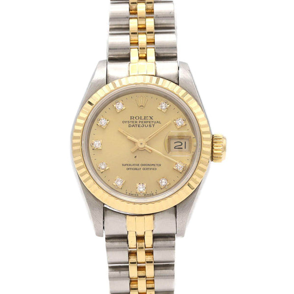 Rolex Datejust Stainless Steel Yellow Gold Watch
