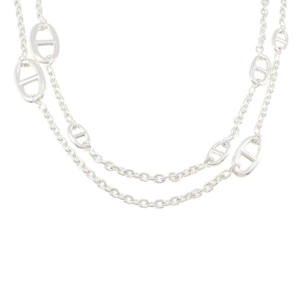 Hermes Farandole 925 Silver Necklace 119cm