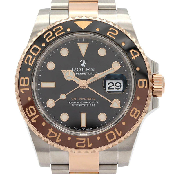 Rolex GMT-Master II Stainless Steel Pink Gold Automatic