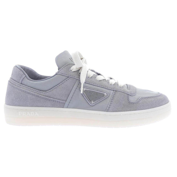 Prada Downtown Triangle Logo Suede RE-NYLON Sneakers