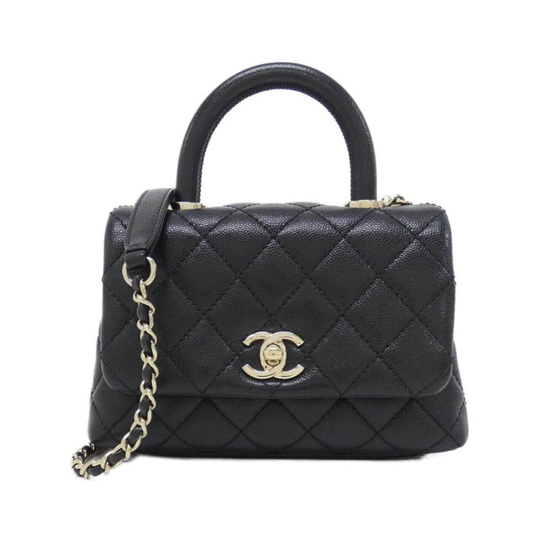 Chanel Coco Handle Grained Calfskin Bag