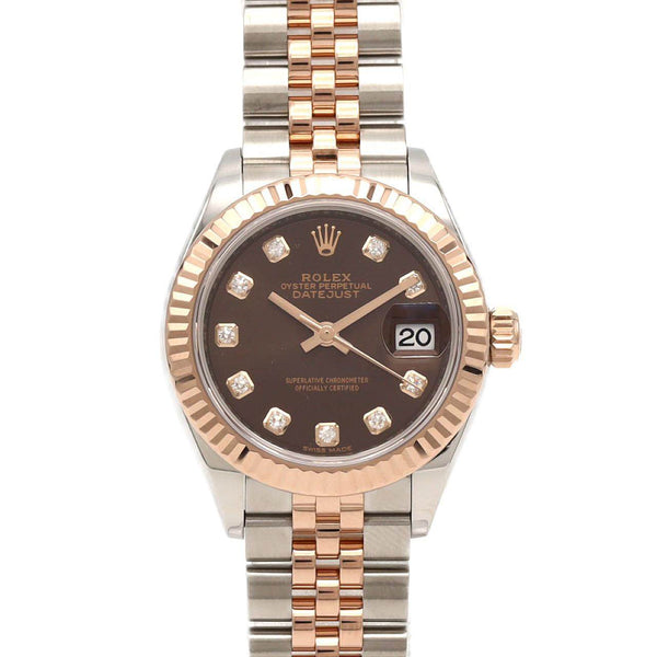 Rolex Datejust Stainless Steel Pink Gold Automatic