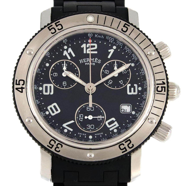 Hermes Clipper Diver Chronograph Stainless Steel Quartz