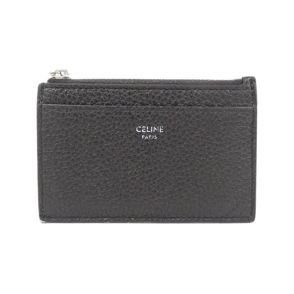 Celine Zipped Card Holder Calf Coin Case