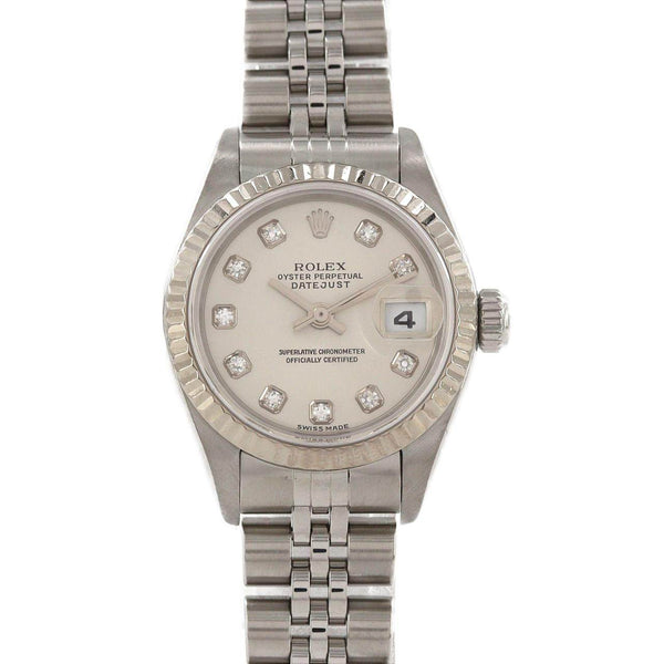 Rolex Datejust Stainless Steel White Gold Watch