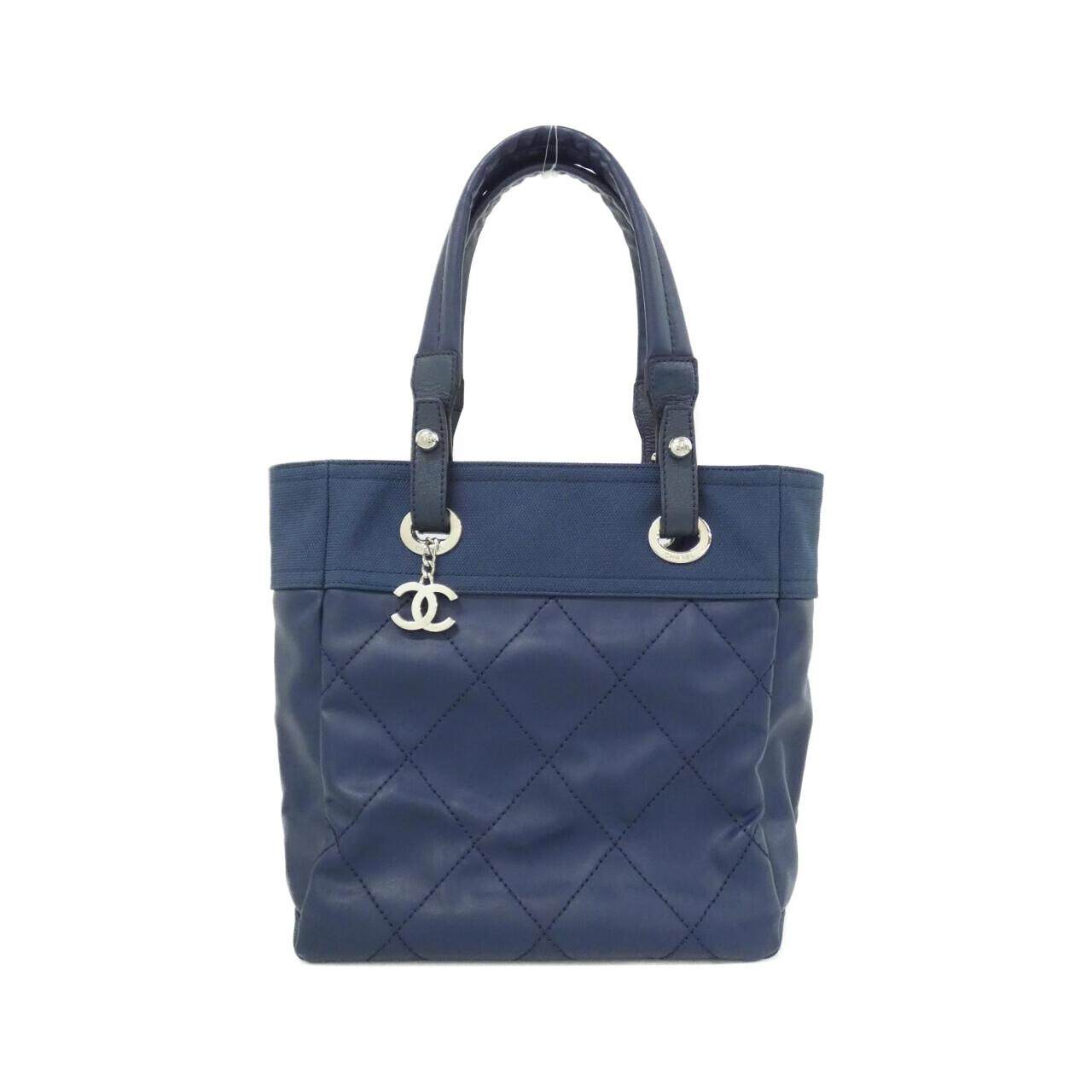 Chanel Paris Biarritz Canvas Tote Bag