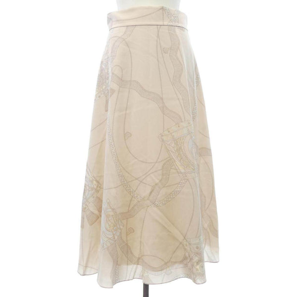 Hermes PASSEMENTERIE Silk Skirt