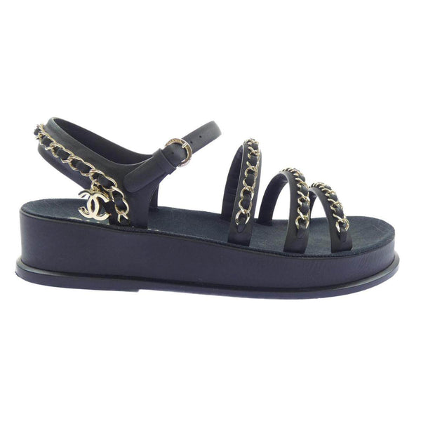 Chanel Calfskin Sandals