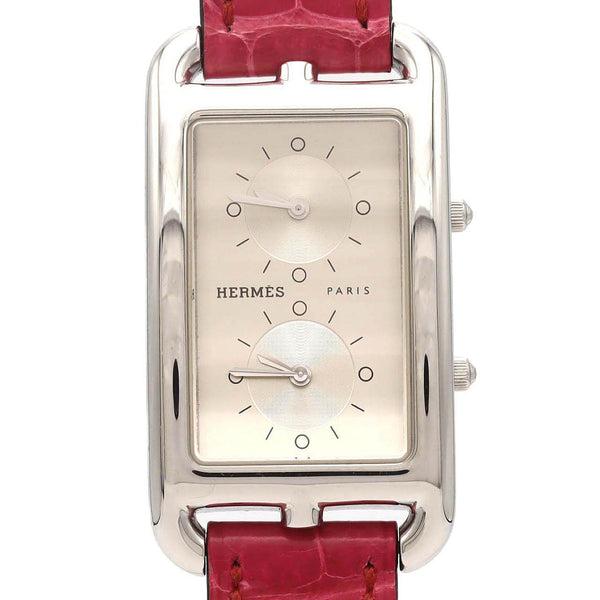 Hermes Cape Cod Deux Zones Stainless Steel Watch