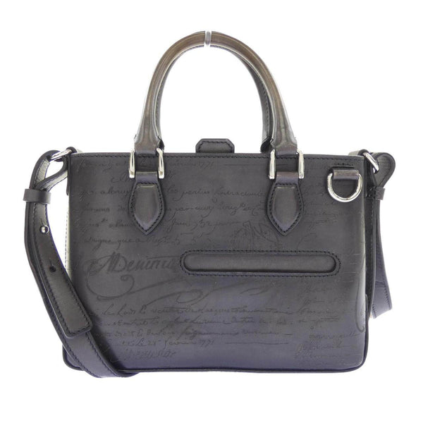 Berluti Toujours Gulli Scritto Leather Bag