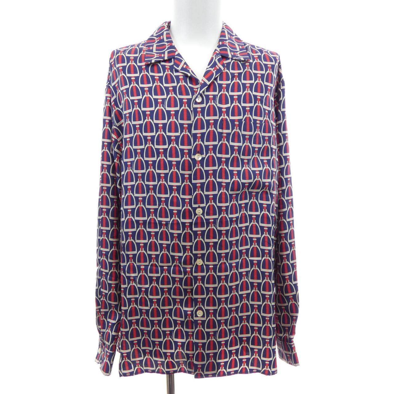 Gucci Silk Short Sleeve Shirt