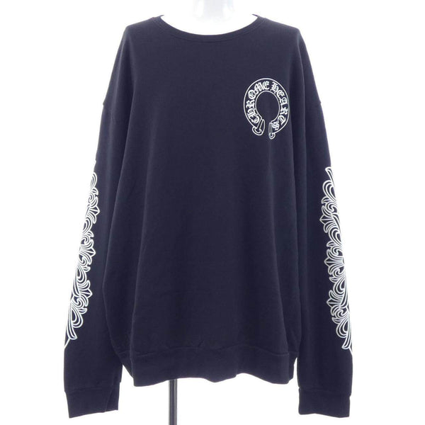 Chrome Hearts Horse Shoe Floral Cross Cotton Sweatshirt