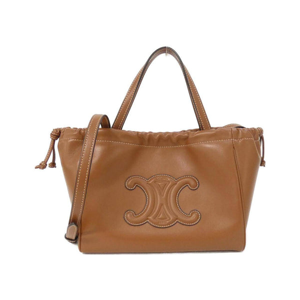Celine Small Cabas Drawstring Calf Tote Bag