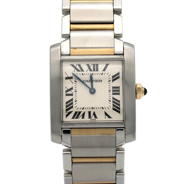 Cartier Tank Francaise Stainless Steel Yellow Gold Quartz