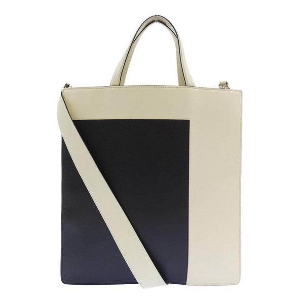Valextra Leather Tote Bag