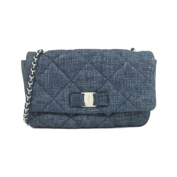 Salvatore Ferragamo Suede Calf Shoulder Bag